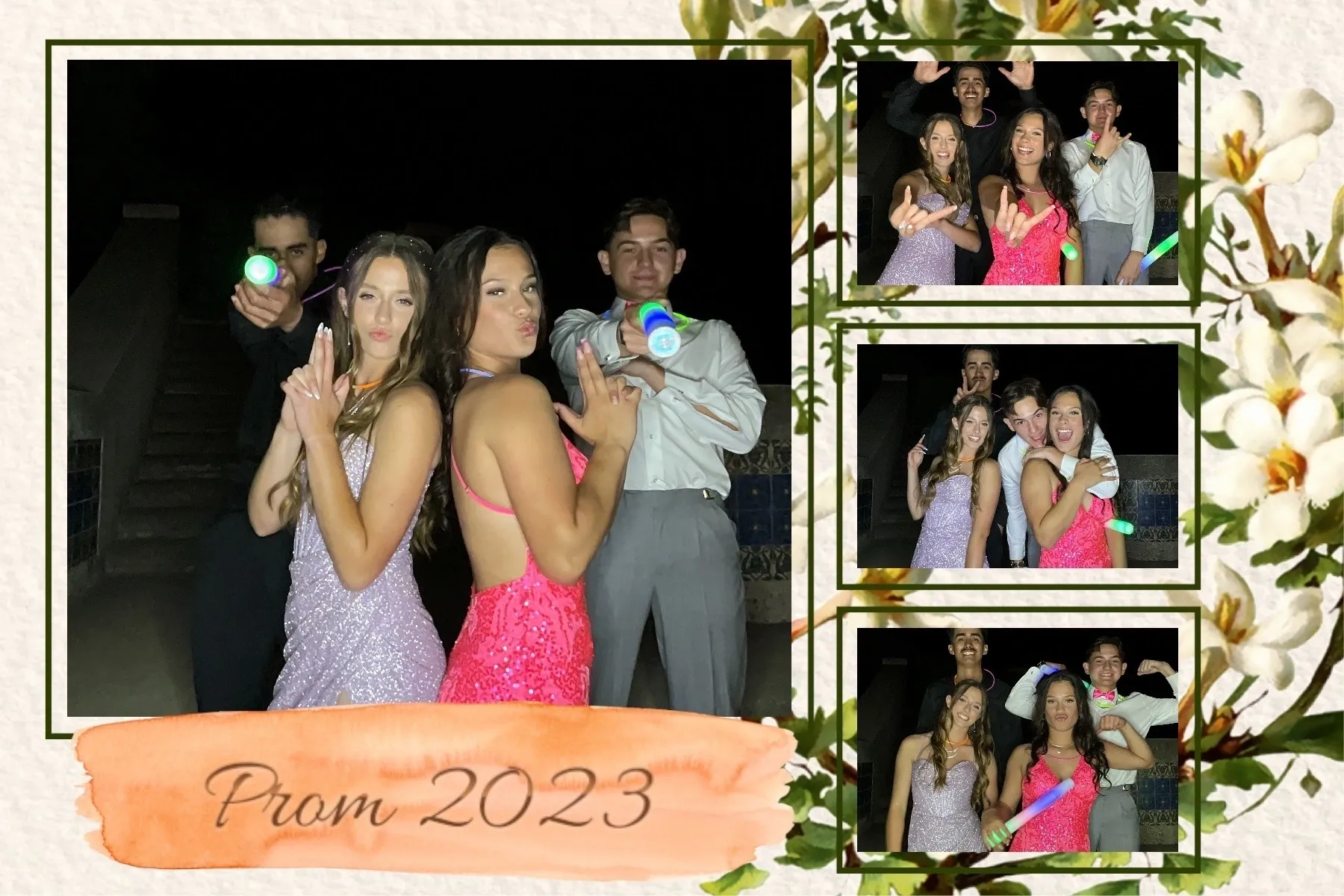 A collage of pictures with the words prom 2 0 2 3