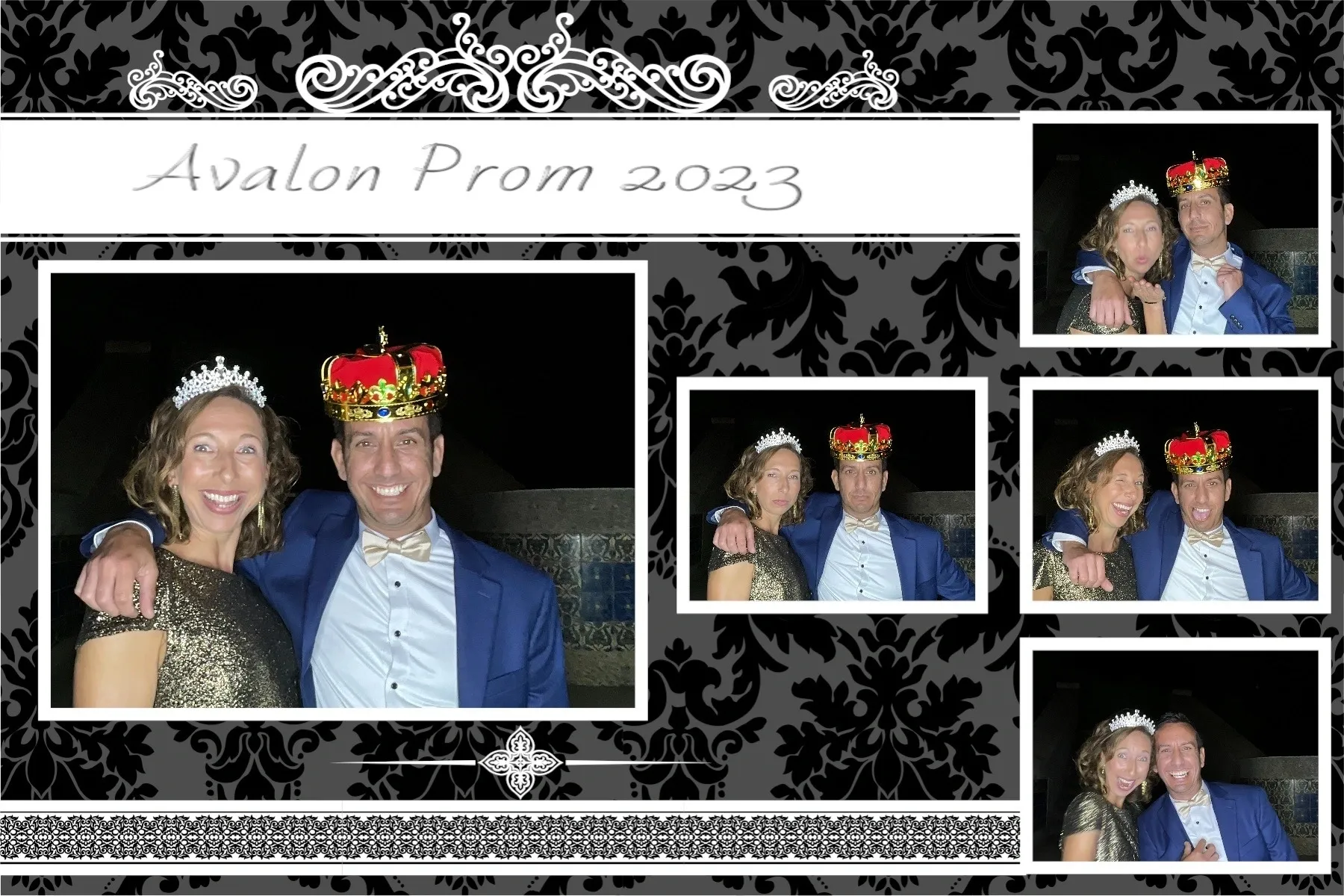 A collage of photos with the words salon prom 2 0 2 3